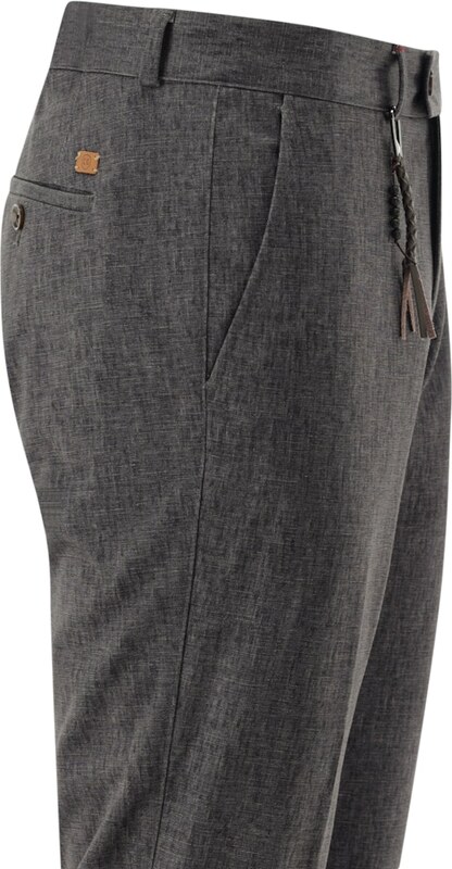 Pánske tmavosivé Jersey nohavice CLUB OF GENTS slim fit