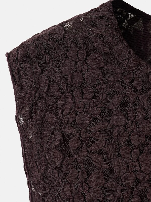 MANGO Šaty 'XKELLY' tmavohnedá