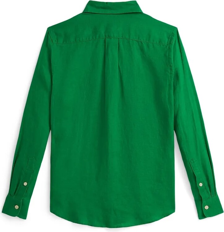 Detská ľanová košeľa Polo Ralph Lauren