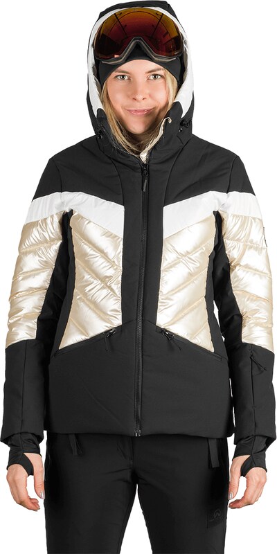 Northfinder women ski jacket abigale BLACK/GOLD