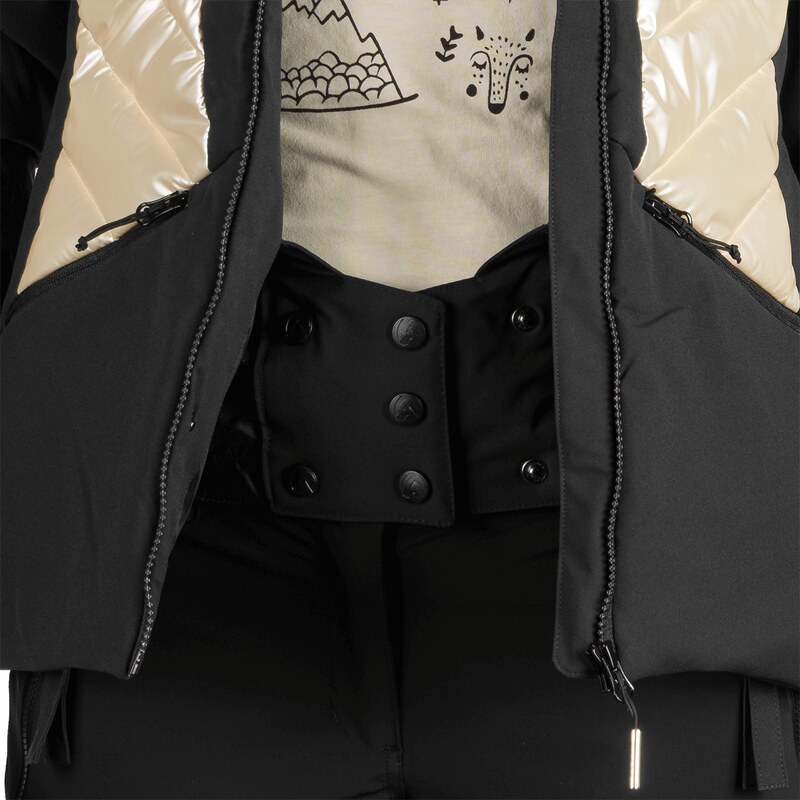 Northfinder women ski jacket abigale BLACK/GOLD