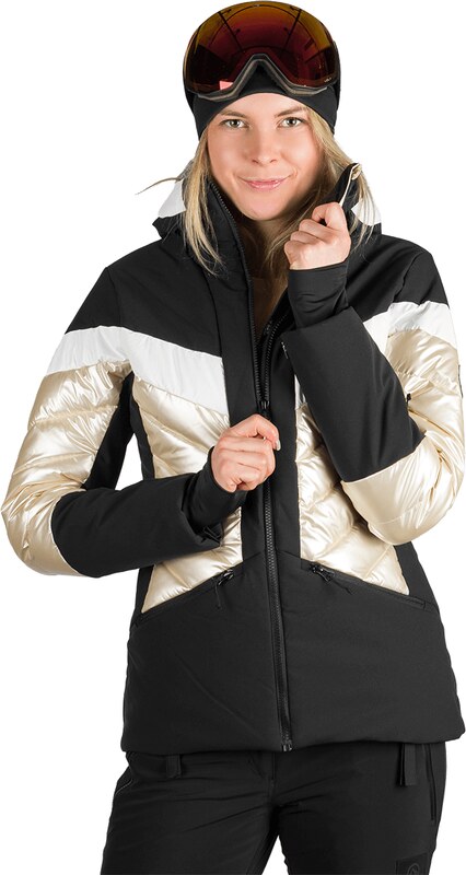 Northfinder women ski jacket abigale BLACK/GOLD
