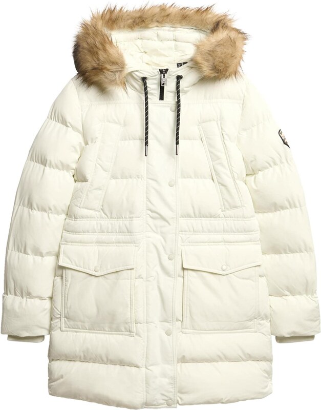 Superdry & Co Zimná bunda ' Everest ' hnedá / biela