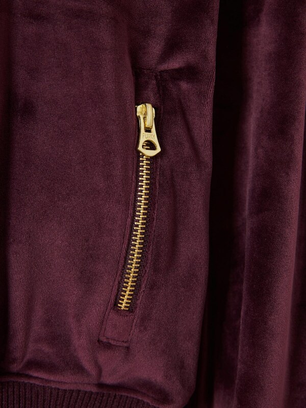 Funky Buddha Sveter burgundská