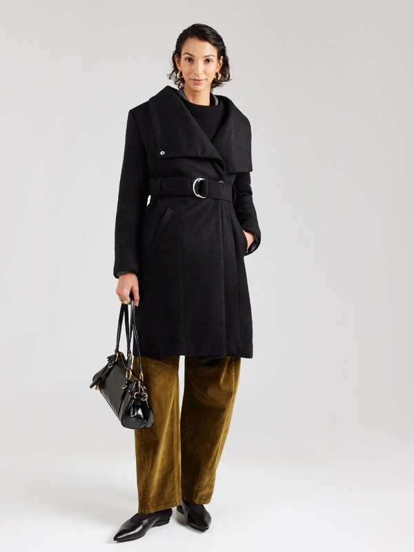 ABOUT YOU Prechodný kabát 'Alma' čierna