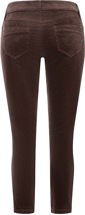 Dámské mažestrové kalhoty TIMEZONE NaliTZ Slim 7/8 Hnědá