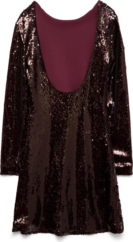 VERO MODA Šaty 'VMAlly' vínovo červená