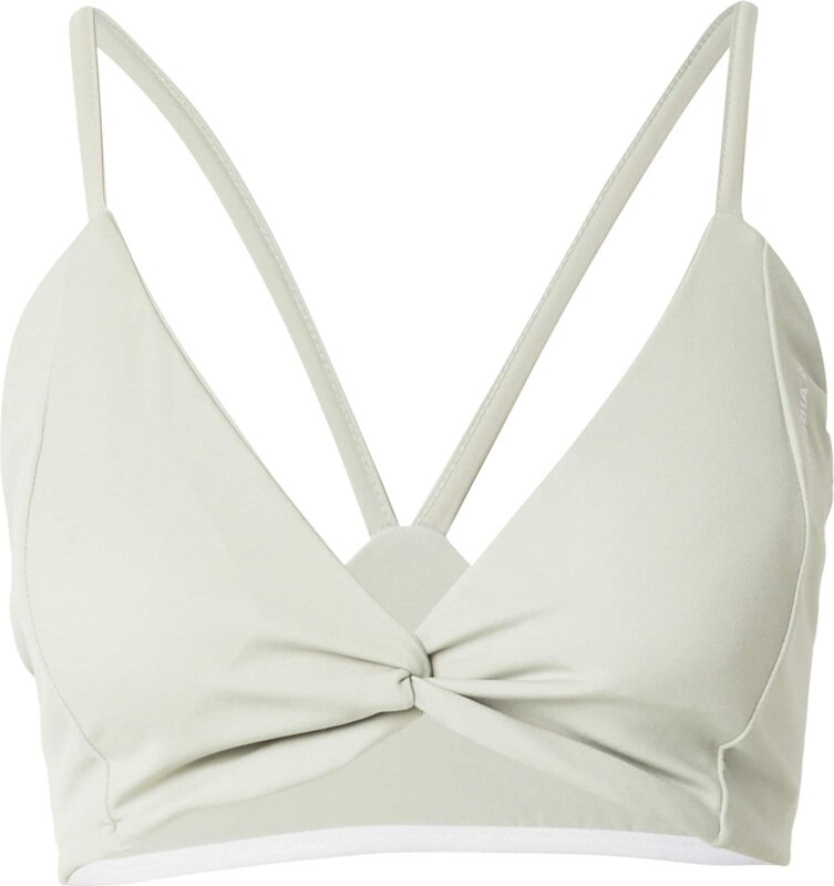 NEBBIA Športová podprsenka pastelovo zelená / biela