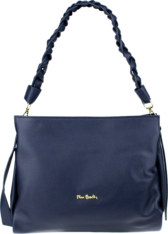 Modrá kožená talianska crossbody kabelka Pierre Cardin 1921 Navy NovaKabelka.sk