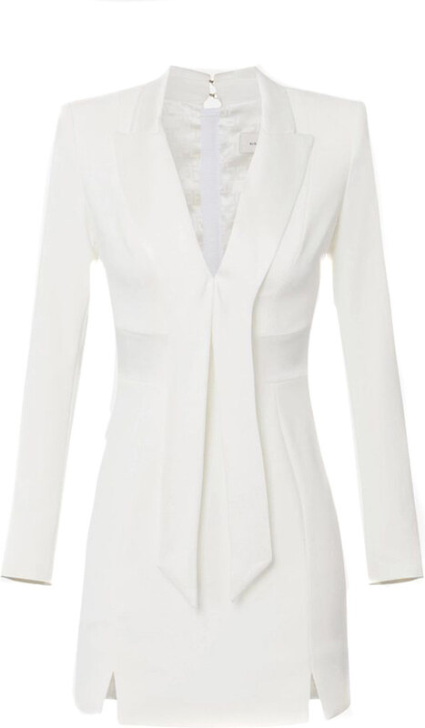 Biele košeľové šaty Elisabetta Franchi