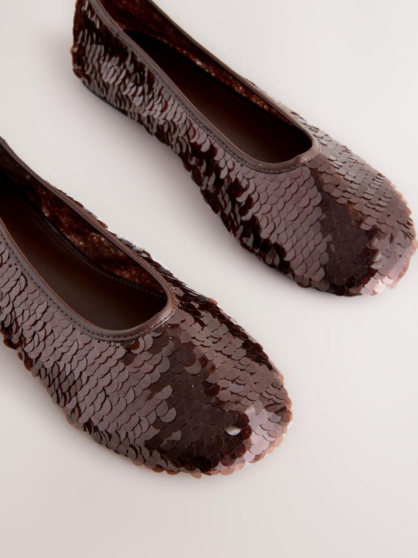 Next Baleríny tmavohnedá