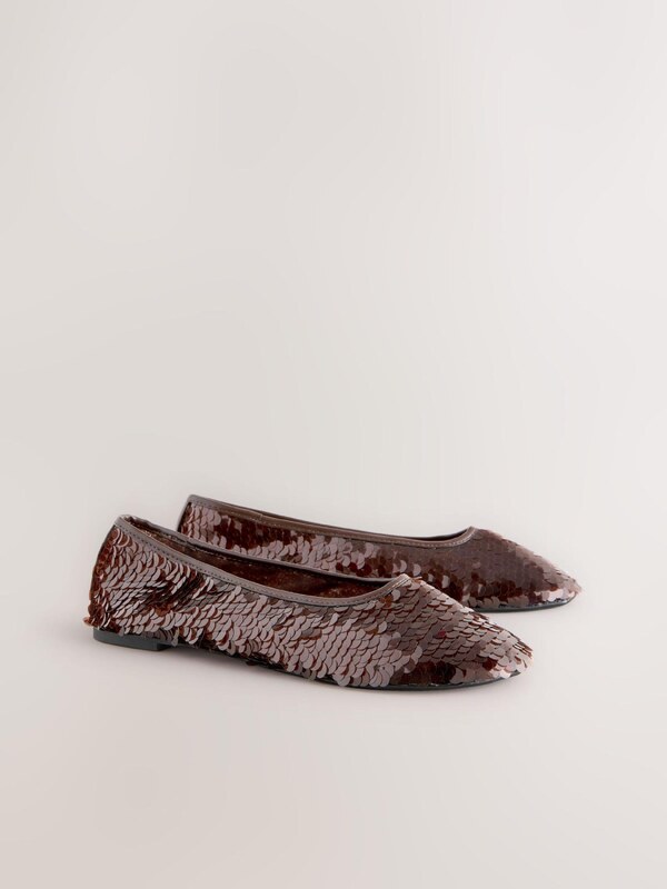 Next Baleríny tmavohnedá