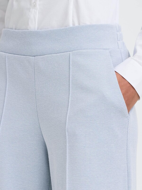 ICHI Nohavice 'IHKATE' pastelovo modrá