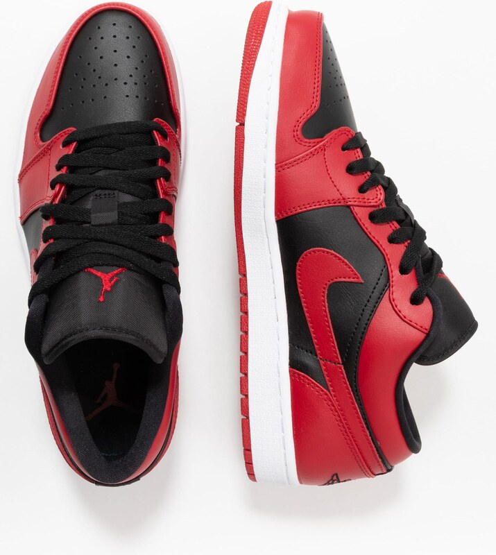 Jordan Nízke tenisky 'AIR JORDAN 1' červená / čierna