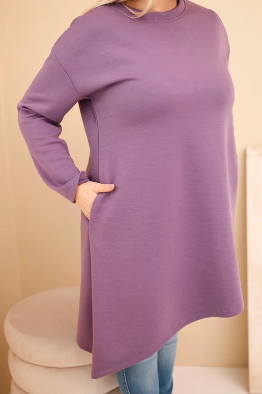 Kesi Dámska dlhá mikina Plus Size s voľným strihom