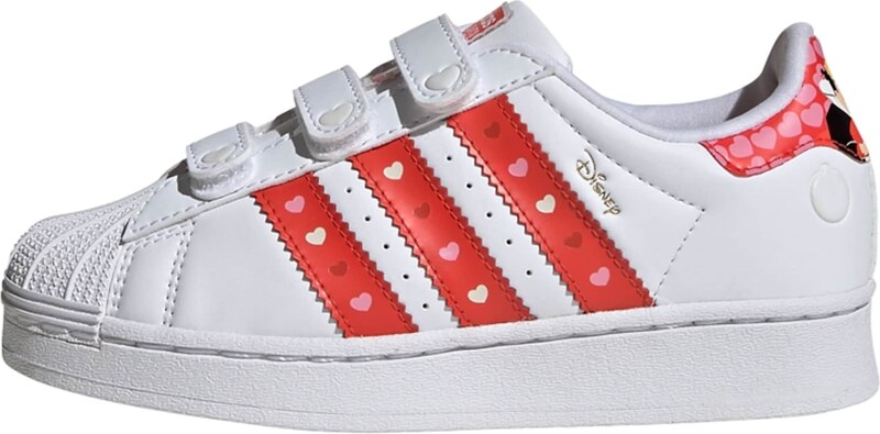 ADIDAS ORIGINALS Tenisky 'Disney Superstar' ružová / červená / čierna / biela