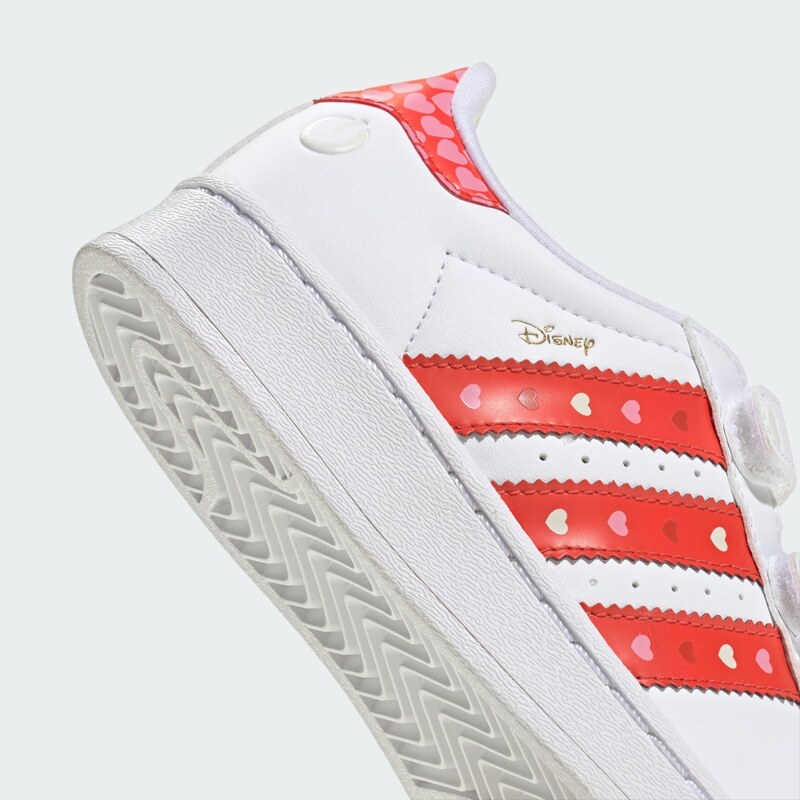 ADIDAS ORIGINALS Tenisky 'Disney Superstar' ružová / červená / čierna / biela