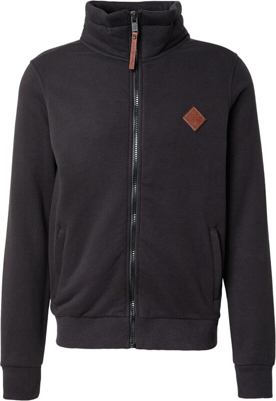 naketano Tepláková bunda čierna