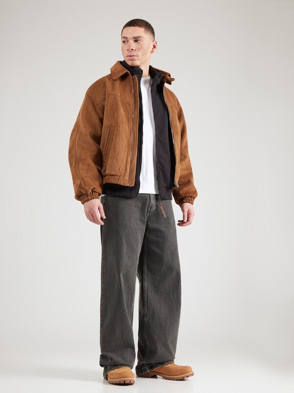 naketano Tepláková bunda čierna