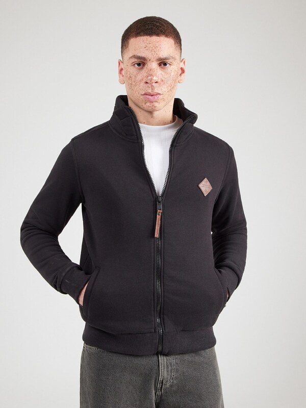 naketano Tepláková bunda čierna