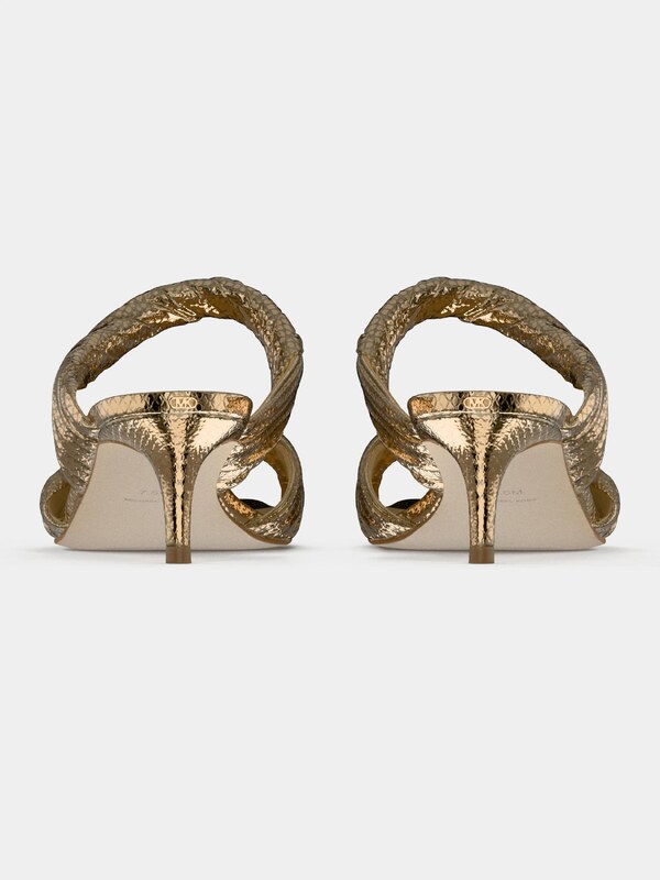 MICHAEL Michael Kors Šľapky 'KIANA MID' zlatá