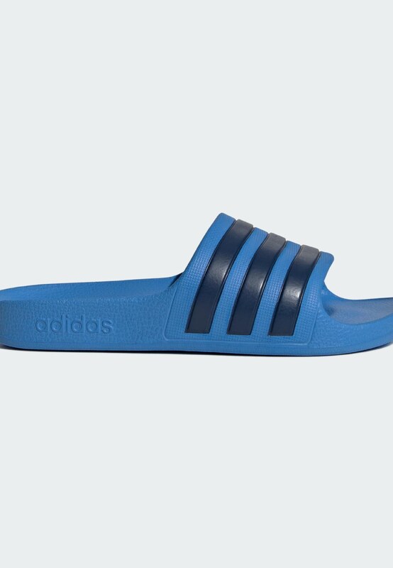 ADIDAS SPORTSWEAR Plážové / kúpacie topánky 'Adilette Aqua' modrá / čierna