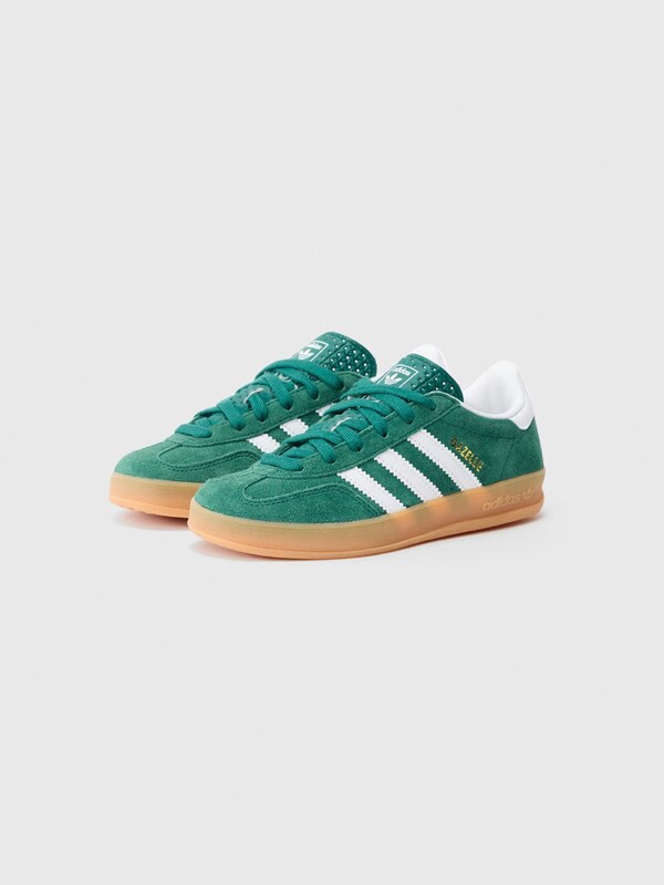 ADIDAS ORIGINALS Tenisky 'GAZELLE' zlatá / tmavozelená / biela