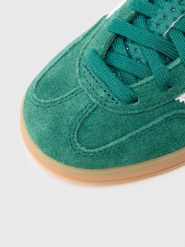 ADIDAS ORIGINALS Tenisky 'GAZELLE' zlatá / tmavozelená / biela