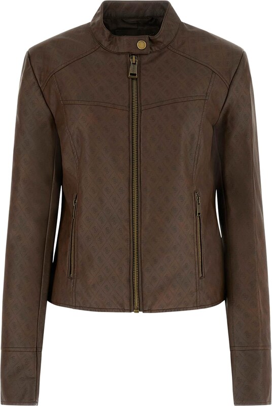 GUESS Prechodná bunda 'ANITA' tmavohnedá