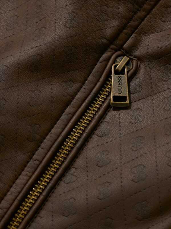 GUESS Prechodná bunda 'ANITA' tmavohnedá