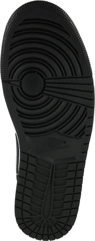 Jordan Nízke tenisky 'Air Jordan 1' sivá / svetlosivá / čierna