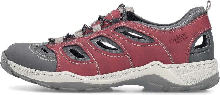 Pánske sandále RIEKER 08065-33 červená S6