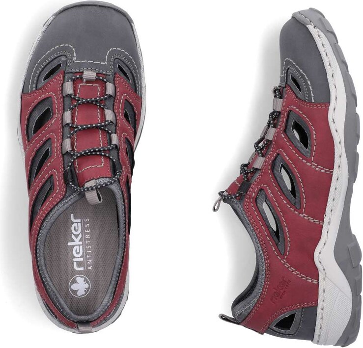 Pánske sandále RIEKER 08065-33 červená S6