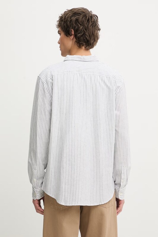 Košeľa s prímesou ľanu Levi's SUNSET 1 POCKET STANDARD
