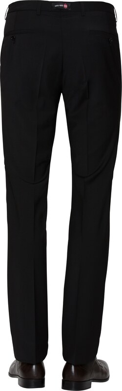 Pánske čierne oblekové nohavice CLUB OF GENTS slim fit