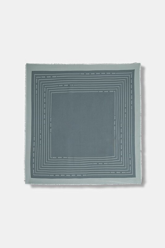 Šatka s prímesou hodvábu BOSS Laik