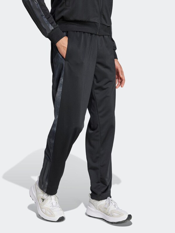 ADIDAS SPORTSWEAR Športové nohavice grafitová / čierna