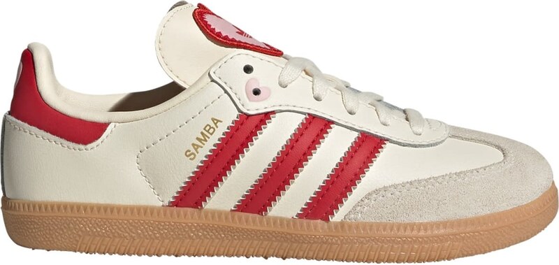 ADIDAS ORIGINALS Tenisky 'Samba' zlatá / jasne červená / biela