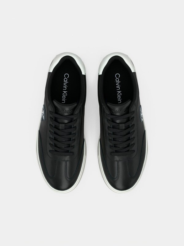 Calvin Klein Nízke tenisky tmavosivá / čierna / biela