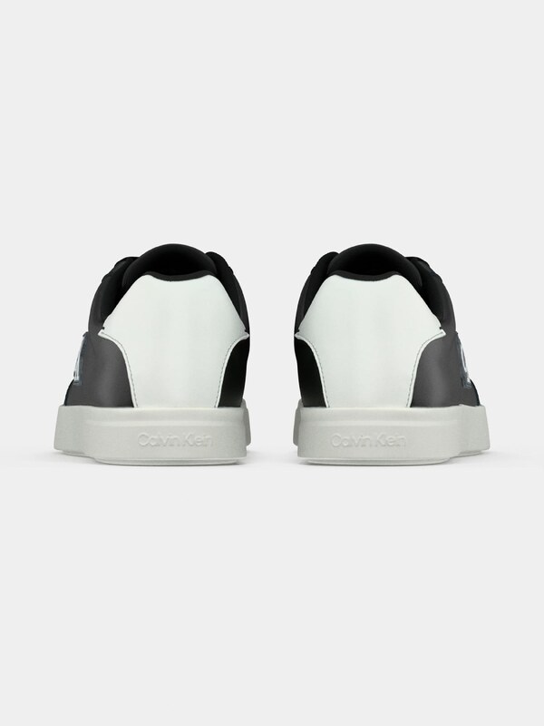 Calvin Klein Nízke tenisky tmavosivá / čierna / biela