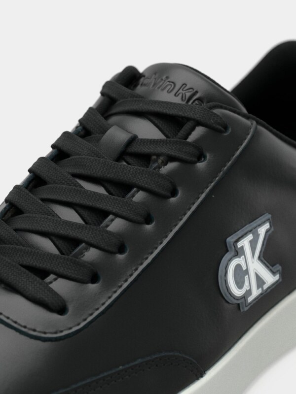 Calvin Klein Nízke tenisky tmavosivá / čierna / biela