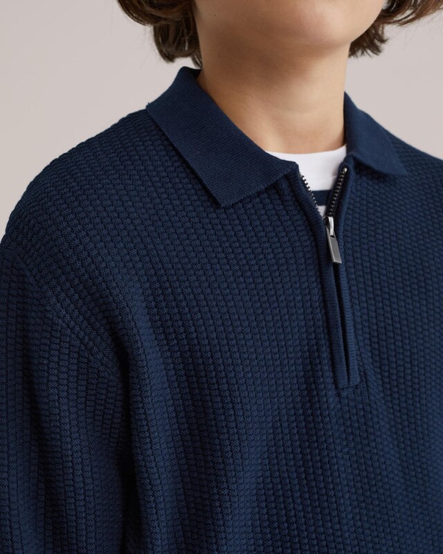 WE Fashion Sveter námornícka modrá