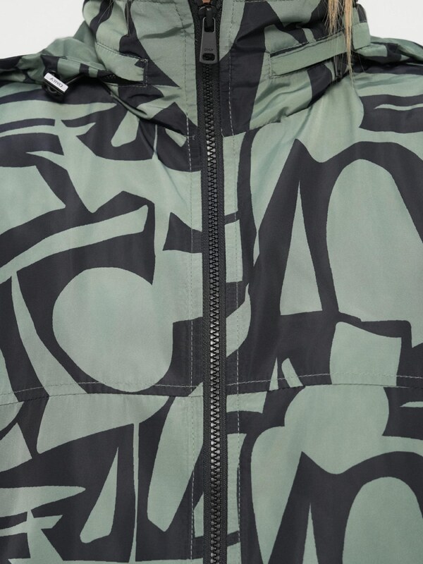 ONLY Prechodná bunda 'ONLBETTY' zelená / čierna