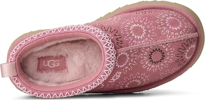 Detské semišové papuče UGG TAZZ SUN STITCH