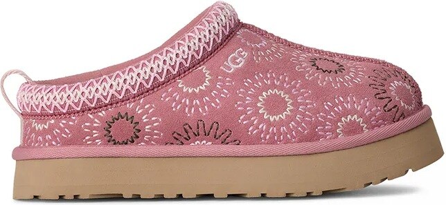 Detské semišové papuče UGG TAZZ SUN STITCH