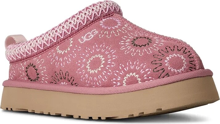 Detské semišové papuče UGG TAZZ SUN STITCH