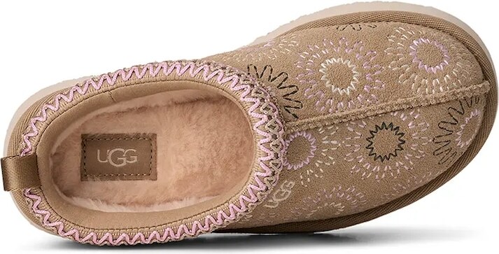 Detské semišové papuče UGG TAZZ SUN STITCH