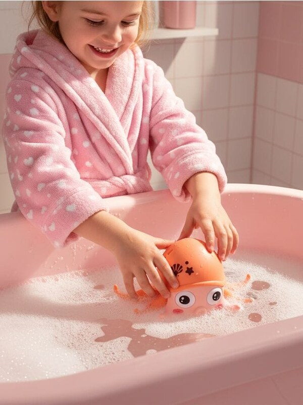 Sinsay - Hračka do kúpeľa v tvare chobotnice - svetlooranžová