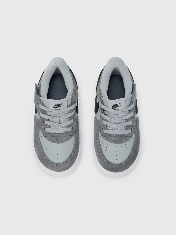 Nike Sportswear Tenisky 'Force 1 EasyOn BT Essential+' sivá / svetlosivá / čierna