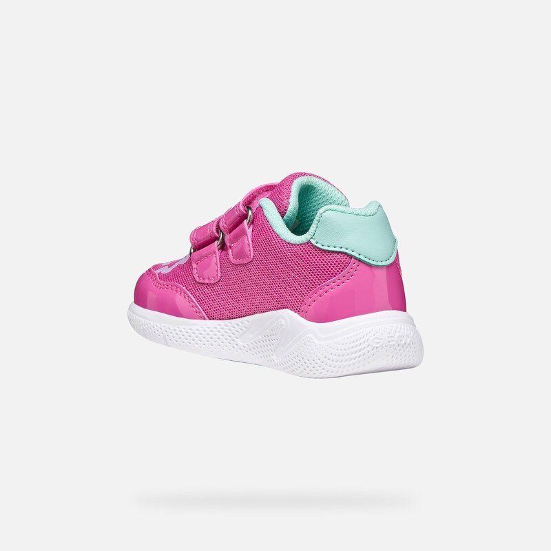 Pink Girls Sneakers Geox Sprintye - Girls